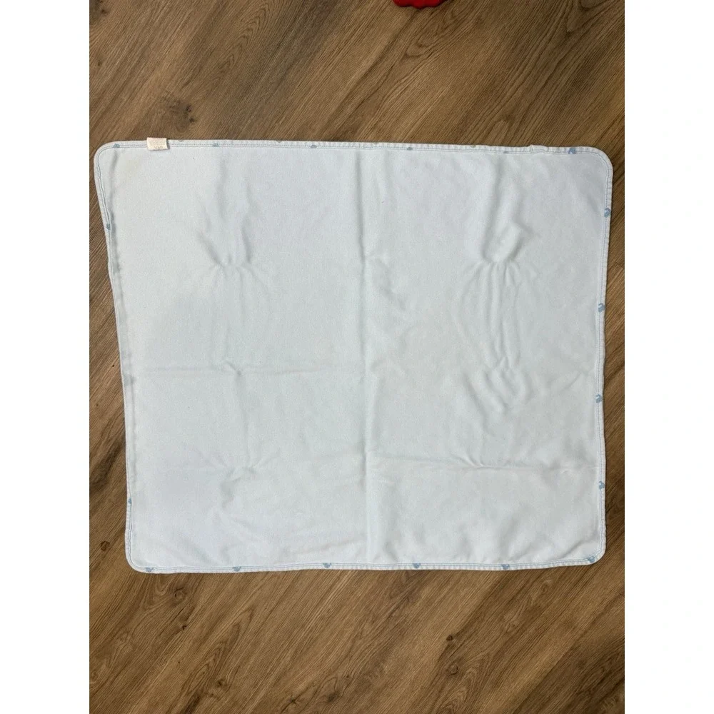 2x Carters Vintage Blue‎ Cars Trucks Helicopters Vehicle Baby Receiving Blanket